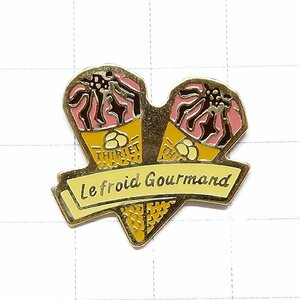 DKG★ PINS ピンズ ピンバッチ ピンバッジ ピンバッヂ P1913　THIRIET Le froid Gourmand チョコレート お菓子 アイス アイスクリーム 冷凍