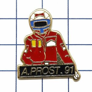 DKG★ PINS ピンズ ピンバッチ ピンバッジ ピンバッヂ P2668　A.PROST 91 アラン・プロスト　F1 レーザー アラン プロスト アランプロスト