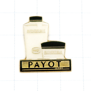 DKG★ PINS ピンズ ピンバッチ ピンバッジ ピンバッヂ フランス P1493　PAYOT パイヨ authentique 化粧品 コスメブランド