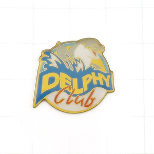 DKG★ PINS ピンズ ピンバッチ ピンバッジ ピンバッヂ フランス　P1275　DELPHY CLUB　イルカ　デルフィクラブ　デルフィ