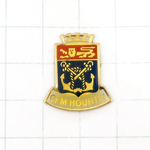 ★DKG★PINS ピンズ フランス 雑貨 ピンバッチ ピンバッジ P1397　CFM HOURTIN　Centre de Formation Maritime　オータン 海軍基地