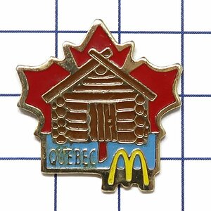 DKG★ PINS ピンズ ピンバッチ ピンバッジ ピンバッヂ P2656　McDonald's QUEBEC マクドナルド　マック カナダ ケベック州　ログハウス