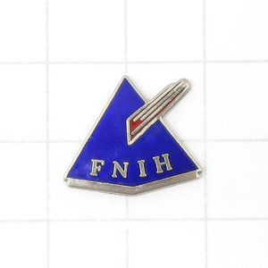 DKG★ PINS ピンズ フランス ピンバッチ ピンバッジ ピンバッヂ P924　FNIH　青　ピラミッド