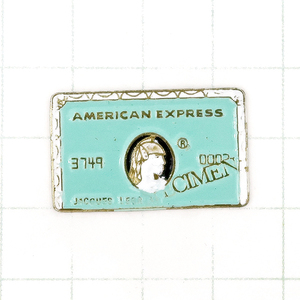 DKG★ PINS ピンズ ピンバッチ ピンバッジ ピンバッヂ フランス P1101　AMERICAN EXPRESS アメリカンエキスプレス アメックス カード AMEX
