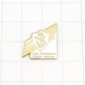 ★DKG★PINS ピンズ フランス 雑貨 ピンバッチ ピンバッジ P1402　Etude Genealogique　COUTOT - ROEHRIG クートー・ローリッグ