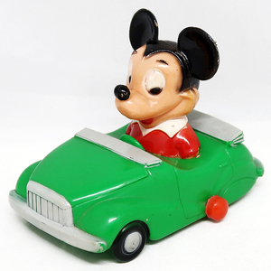 DKG★レア！ アンティーク Disney ディズニー ミッキーマウス トリッキーライダー オープンカー ヴィンテージ アメリカトイ おもちゃ 車