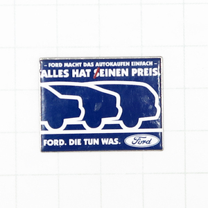 DKG★ PINS ピンズ フランス 雑貨 ピンバッチ ピンバッジ ピンバッヂ P730　ALLES HAT SEINEN PREIS FORD フォード 自動車 車 工場