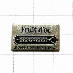 DKG★ PINS ピンズ ピンバッチ ピンバッジ ピンバッヂ P2047　Fruit d'or LE SIGNE D'UNE VIE EN OR　食品会社　金字塔