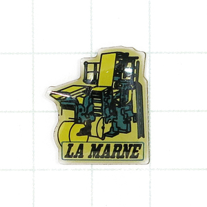 ★DKG★ PINS ピンズ フランス 雑貨 ピンバッチ ピンバッジ ピンバッヂ フランスピンズ P268　マルヌ LA MARNE マルヌ県 機械