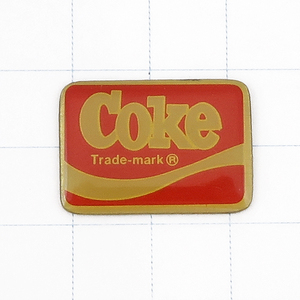 DKG★ PINS ピンズ ピンバッチ ピンバッジ ピンバッヂ フランス P1497　Coke コーク コーラ COCA-COLA コカ・コーラ コカコーラ Trade mark