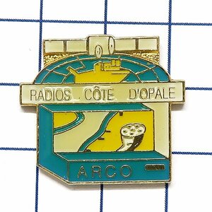 DKG★ PINS ピンズ ピンバッチ ピンバッジ ピンバッヂ P2749　RADIOS COTE D'OPALE　ARCO　ラジオ コート ドパール