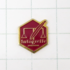 DKG★ PINS ピンズ フランス ピンバッチ ピンバッジ ピンバッヂ P959　Intogreffe