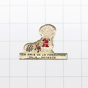 ★DKG★ PINS ピンズ フランス 雑貨 ピンバッチ ピンバッジ ピンバッヂ フランスピンズ P230 子ども財団 フレンズ・オブ・ザ・チルドレン