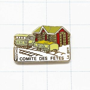 DKG★ PINS ピンズ ピンバッチ ピンバッジ ピンバッヂ P2123　DHUIZON　COMITE DES FETES　祝祭委員会　街 町 列車 祭