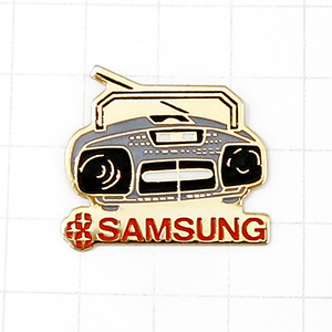 DKG★ PINS ピンズ フランス 雑貨 ピンバッチ ピンバッジ ピンバッヂ P808　SAMSUNG　サムソン　サムスン電子　韓国　ラジカセ