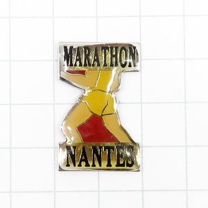 ★DKG★ PINS ピンズ フランス 雑貨 小物 ピン ピンバッチ ピンバッジ ピンバッヂ フランスピンズ P147　マラソン MARATHON NANTES ナント