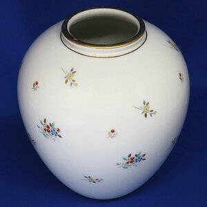 DKG★ Noritake ノリタケ 小花柄 花瓶 15.5cm　花 小花 果物 花入れ 花びん 花器 リモージュ インテリア