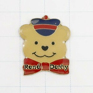 DKG★PINS ピンズ ピンバッチ ピンバッジ ピンバッヂ フランス P1827　Rene Derhy　熊　くま　帽子