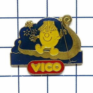 DKG★ PINS ピンズ ピンバッチ ピンバッジ ピンバッヂ P2514　VICO　ポテトチップス　船　旅　花