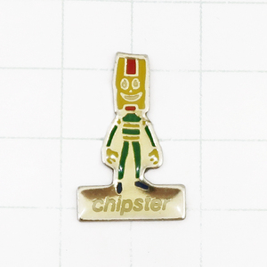 ★DKG★ PINS ピンズ フランス 雑貨 ピンバッチ ピンバッジ ピンバッヂ P601　chipster チップスター　ポテトチップス キャラクター