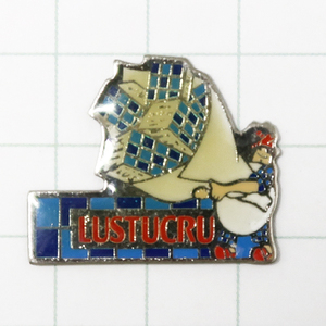 ★DKG★ PINS ピンズ フランス 雑貨 小物 ピン ピンバッチ ピンバッジ ピンバッヂ フランスピンズ P18　LUSTUCRU リュスチュクリュ パスタ