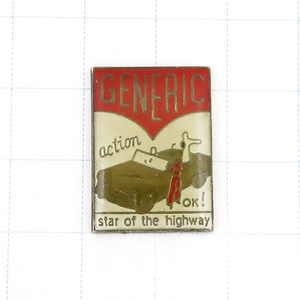 DKG★ PINS ピンズ ピンバッチ ピンバッジ ピンバッヂ フランス P1631　GENERIC　ジェネリック　star of the highway　車　道路　高速道路