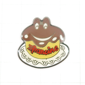 DKG★ PINS ピンズ ピンバッチ ピンバッジ ピンバッヂ フランス P1139　francine　フランシーヌ　カップケーキ