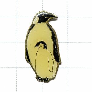 DKG★ PINS ピンズ ピンバッチ ピンバッジ ピンバッヂ P2068　ペンギン　親子　2匹　ペンギン親子