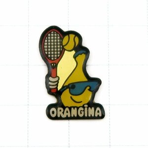 DKG★PINS ピンズ ピンバッチ ピンバッジ ピンバッヂ フランス P1684　ORANGINA オランジーナ 炭酸飲料 テニス ラケット テニスボール