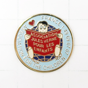 DKG★ PINS ピンズ フランス 雑貨 ピンバッチ ピンバッジ ピンバッヂ P864　ASSOCIATION FOR THE CHILDREN　子どものための協会