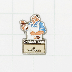 ★DKG★ PINS ピンズ フランス 雑貨 ピン ピンバッチ ピンバッジ ピンバッヂ フランスピンズ P166　CHARCUTERIE 肉屋さん AU COCHON D'OR