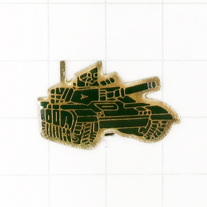 DKG★ PINS ピンズ フランス 雑貨 ピンバッチ ピンバッジ ピンバッヂ P756　戦車　tank　タンク　カーキ　緑　グリーン