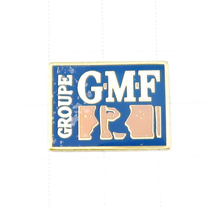 DKG★ PINS ピンズ ピンバッチ ピンバッジ ピンバッヂ フランス P1602　 GROUPE GMF　GMFグループ 車 保険会社　3人 横顔