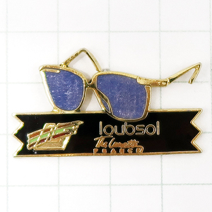 DKG★ PINS ピンズ フランス 雑貨 小物 ピン ピンバッチ ピンバッジ ピンバッヂ フランスピンズ P1001　LOUBSOL ルブソル 眼鏡 サングラス