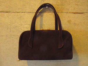 ビンテージ-60’s●Romayイブニングバッグ焦げ茶●240508j5-bag-hnd古着1960s小物レディース