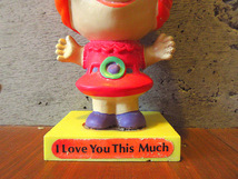 ビンテージ70’s●BERRIES「I Love You This Much」メッセージドール●240511k1-doll 1970sインテリアディスプレイプレゼント_画像6