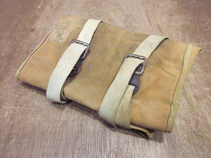  Vintage -40*s* парусина сумка для инструментов чай *240520j4-bag-ot инструмент inserting 1940s инструмент 