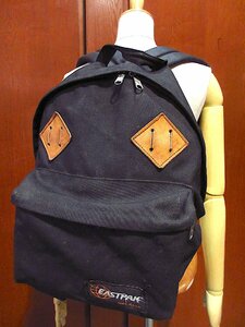 ビンテージ90's●EASTPAKボトムレザーバックパック黒●240516c5-bag-bp 1990sイーストパックかばんリュックサック