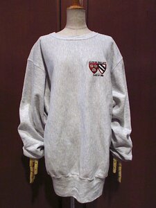 ビンテージ90's●Champion HARVARD RADCLIFFEリバースウィーブスウェットグレーsize XL●240527m6-m-swsチャンピオンカレッジメンズ古着