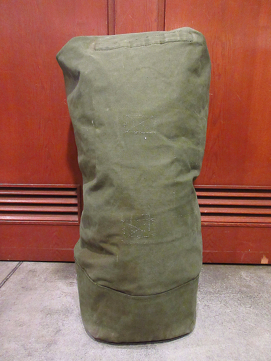 ビンテージ50\'s●ミリタリーキャンバスダッフルバッグ●240523i8-bag-ot U.S.ARMY米軍実物