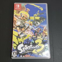 Nintendo Switch ソフト Splatoon3 スプラトゥーン3 ニンテンドースイッチソフト ユーズド ①_画像1