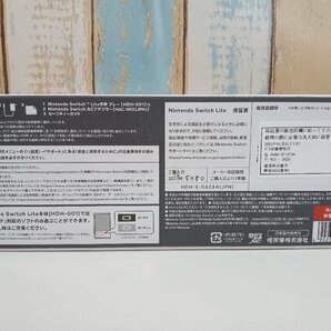 Nintendo Switch Lite ニンテンドースイッチライト 本体 グレー HDH-S-GAZAA 未使用品の画像7