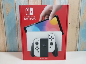 Nintendo Switch Nintendo switch body have machine EL model Joy-Con(L)/(R) white HEG-S-KAAAA unused goods ⑧