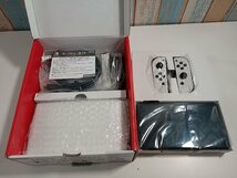 Nintendo Switch ニンテンドースイッチ 本体 有機ELモデル Joy-Con(L)/(R) ホワイト HEG-S-KAAAA 動作確認済 ユーズド_画像3