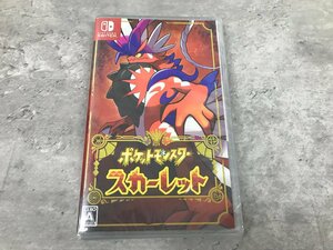 Nintendo Switch soft Pocket Monster scarlet Pokemon Nintendo switch unopened 