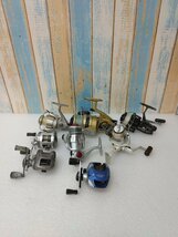 リールまとめ DAIWA HI-POWER MILLIONMAX 9000/Rully3000/AUSTER SS-800/SIMANO BIMASTERXT1000 他まとめ8個セット ジャンク品_画像1