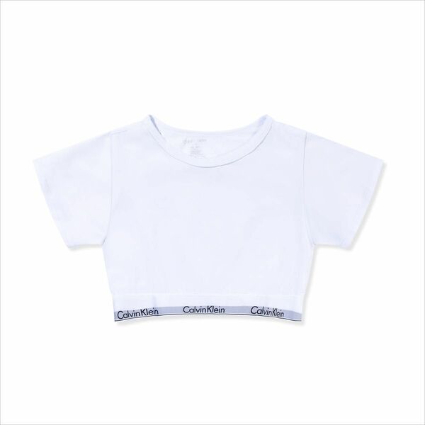新品未使用　カルバンクライン　レディース　　半袖Tシャツ　ブラレット　白　Lサイズ