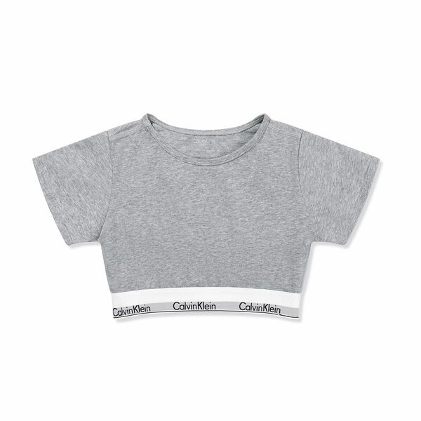 新品未使用　カルバンクライン　レディース　　半袖Tシャツ　ブラレット　灰　Lサイズ