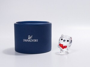 Swarovski スワロフスキー フクロウ ハート LOVLOTS Hoot - I'm In Love クリスタル フィギュリン