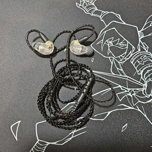 【美品】Shure SE215 SE-215　クリアー リケーブル済み